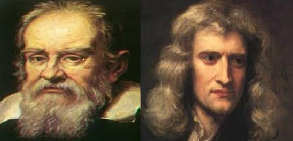 Imagen de Galileo y Newton